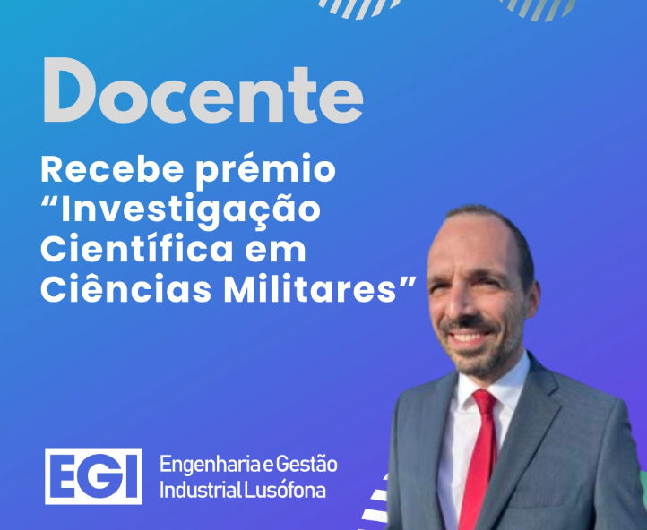 Professor João Reis distinguido com prémio "Investigação Científica em Ciências Militares 2025"